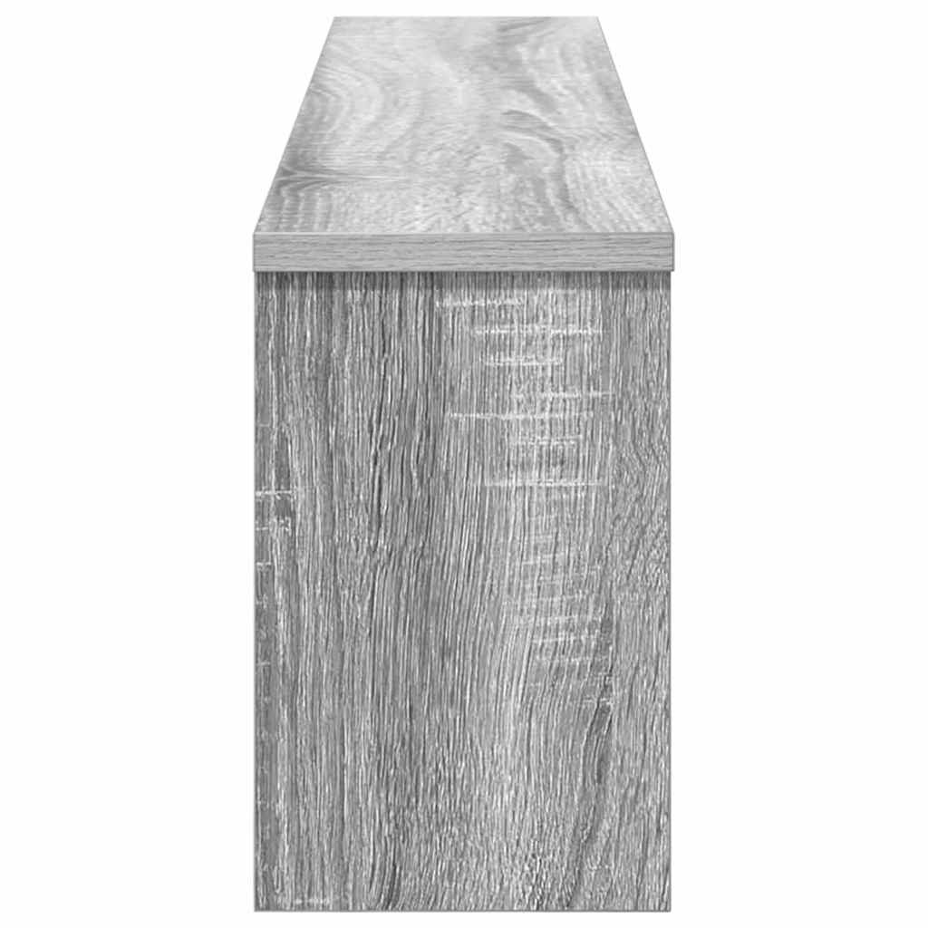 Appendiabiti a muro Grigio sonoma 100 x 16 x 26 cm