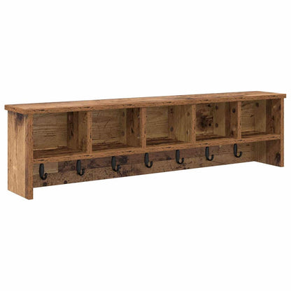Appendiabiti a muro Legno vecchio 100 x 16 x 26 cm | homemem39