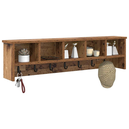 Appendiabiti a muro Legno vecchio 100 x 16 x 26 cm | homemem39