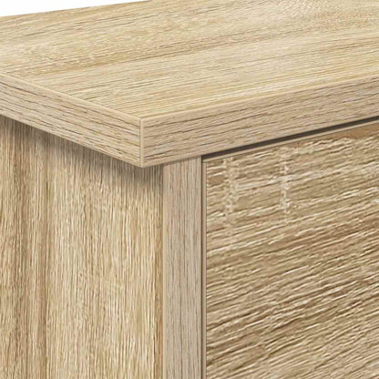 Appendiabiti a muro con porta Rovere Sonoma 80 x 20 x 30 cm