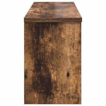 Appendiabiti a muro con lo scaffale Rovere fumé 80 x 20 x 30 cm | homemem39