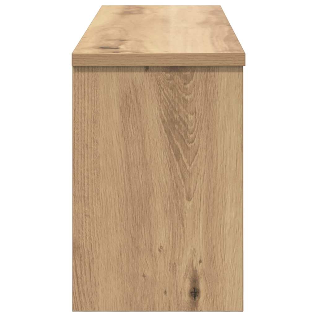 Appendiabiti a muro A parete Rovere artigianale 80 x 20 x 30 cm | homemem39