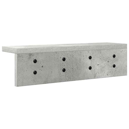 Appendiabiti a muro Grigio cemento 40 x 10,5 x 10,5 cm | homemem39