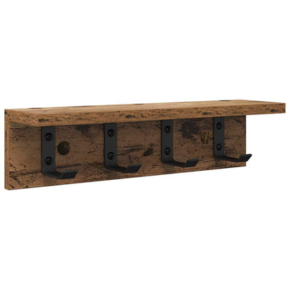 Appendiabiti a muro Legno vecchio 40 x 10,5 x 10,5 cm | homemem39