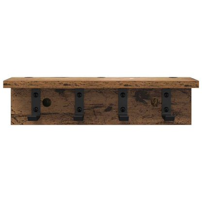 Appendiabiti a muro Legno vecchio 40 x 10,5 x 10,5 cm | homemem39
