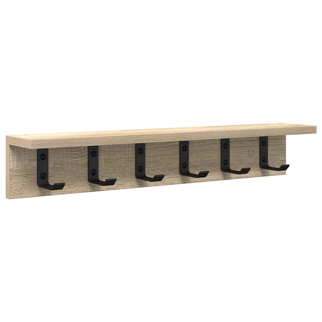 Appendiabiti a muro Rovere Sonoma 60 x 10,5 x 10,5 cm | homemem39