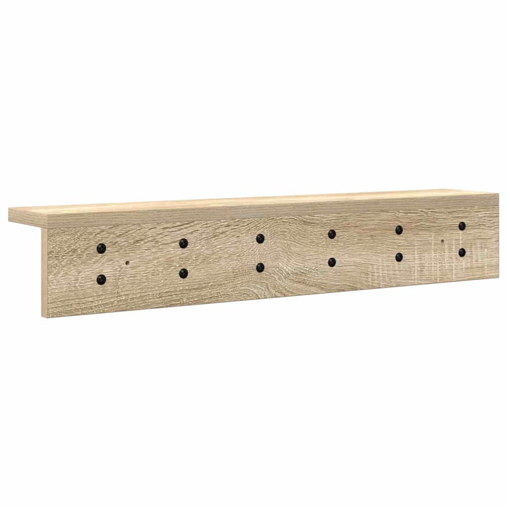 Appendiabiti a muro Rovere Sonoma 60 x 10,5 x 10,5 cm | homemem39
