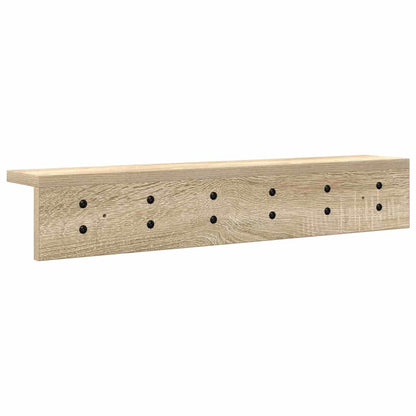 Appendiabiti a muro Rovere Sonoma 60 x 10,5 x 10,5 cm | homemem39