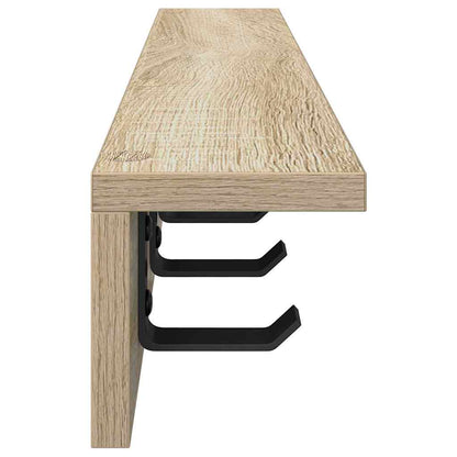 Appendiabiti a muro Rovere Sonoma 60 x 10,5 x 10,5 cm | homemem39