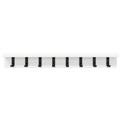 Appendiabiti a muro Bianco 80 x 10,5 x 10,5 cm | homemem39