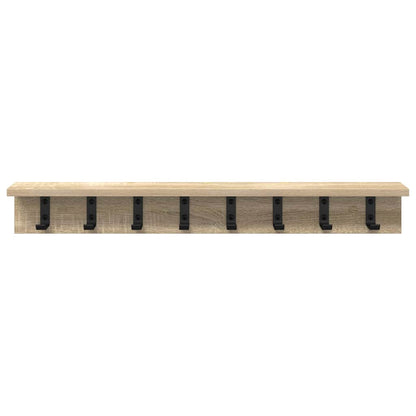 Appendiabiti a muro Rovere Sonoma 80 x 10,5 x 10,5 cm | homemem39