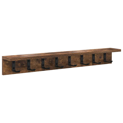 Appendiabiti a muro Rovere fumé 80 x 10,5 x 10,5 cm | homemem39