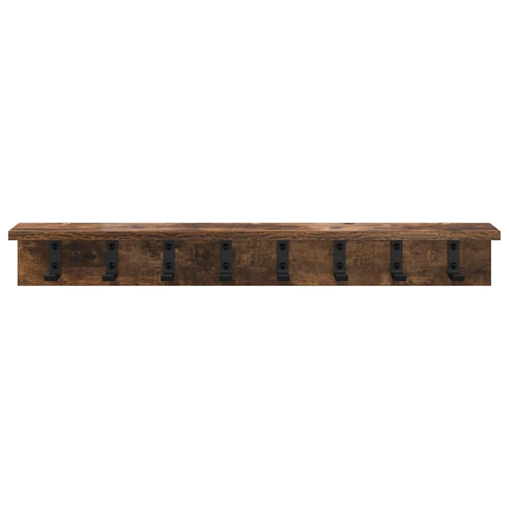 Appendiabiti a muro Rovere fumé 80 x 10,5 x 10,5 cm | homemem39