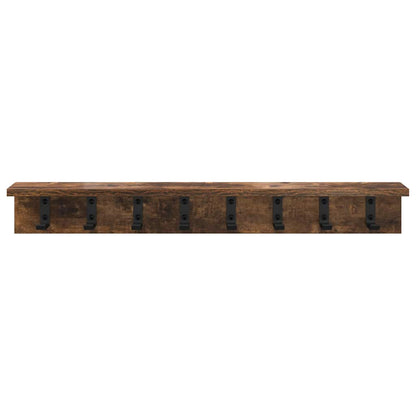 Appendiabiti a muro Rovere fumé 80 x 10,5 x 10,5 cm | homemem39
