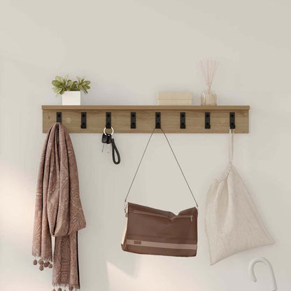 Appendiabiti a muro A parete Rovere artigianale | homemem39