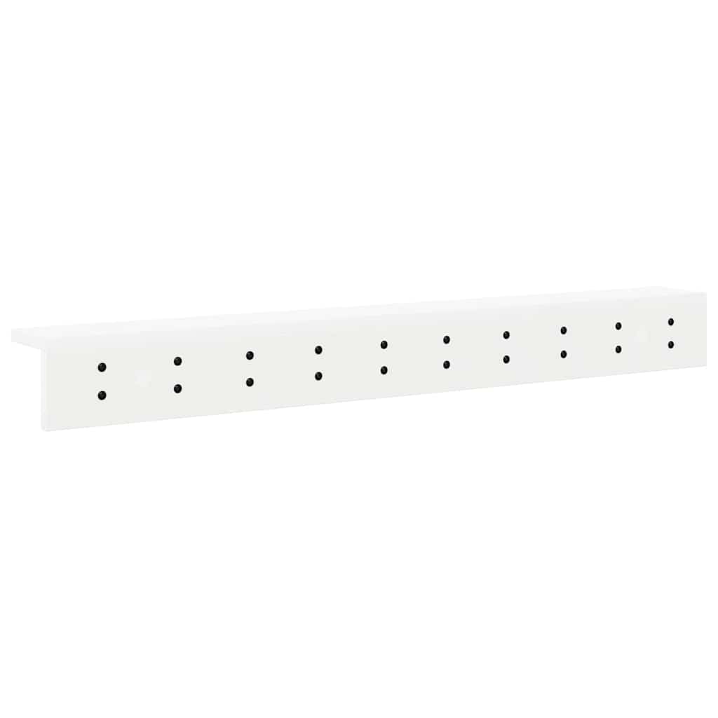 Appendiabiti a muro Bianco 100 x 10,5 x 10,5 cm | homemem39