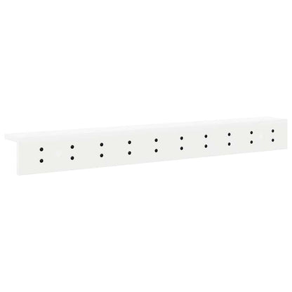 Appendiabiti a muro Bianco 100 x 10,5 x 10,5 cm | homemem39
