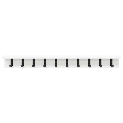 Appendiabiti a muro Bianco 100 x 10,5 x 10,5 cm | homemem39