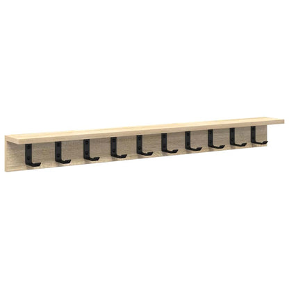 Appendiabiti a muro Rovere Sonoma 100 x 10,5 x 10,5 cm | homemem39