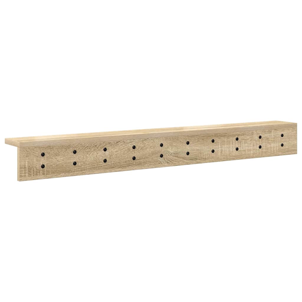 Appendiabiti a muro Rovere Sonoma 100 x 10,5 x 10,5 cm | homemem39