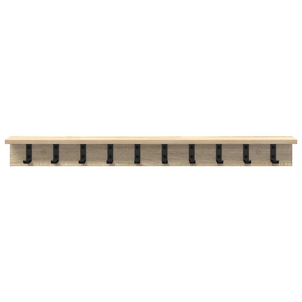 Appendiabiti a muro Rovere Sonoma 100 x 10,5 x 10,5 cm | homemem39