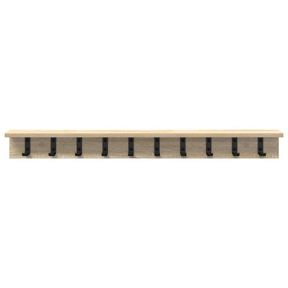 Appendiabiti a muro Rovere Sonoma 100 x 10,5 x 10,5 cm | homemem39
