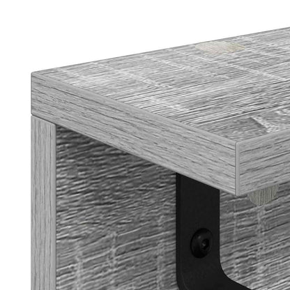 Appendiabiti a muro Grigio Sonoma 100 x 10,5 x 10,5 cm | homemem39