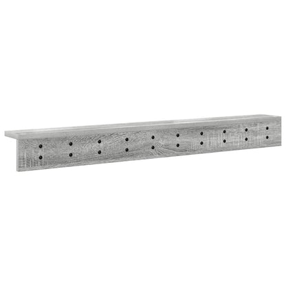 Appendiabiti a muro Grigio Sonoma 100 x 10,5 x 10,5 cm | homemem39