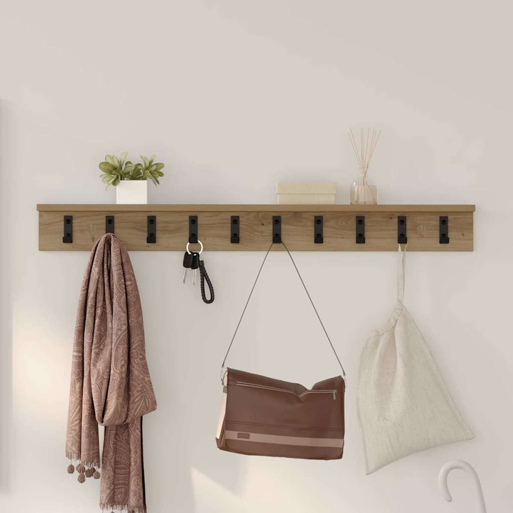 Appendiabiti a muro A parete Rovere artigianale | homemem39