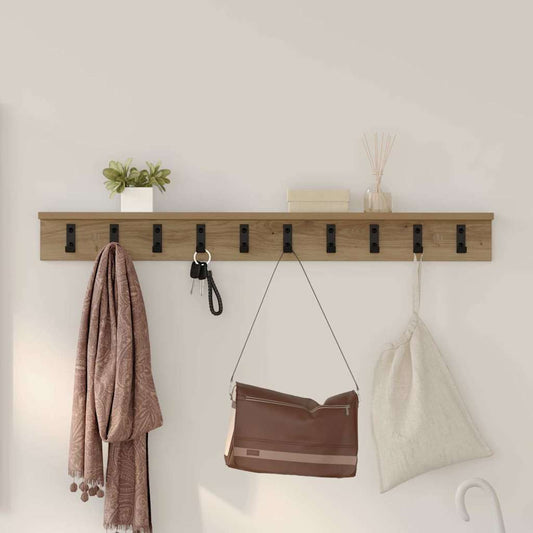 Appendiabiti a muro A parete Rovere artigianale | homemem39