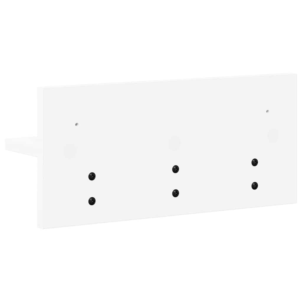 Appendiabiti a muro Bianco 40 x 10,5 x 18 cm Legno multistrato