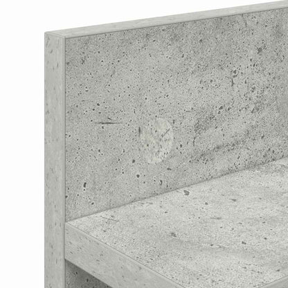 Appendiabiti a muro Grigio cemento 60 x 10,5 x 18 cm | homemem39