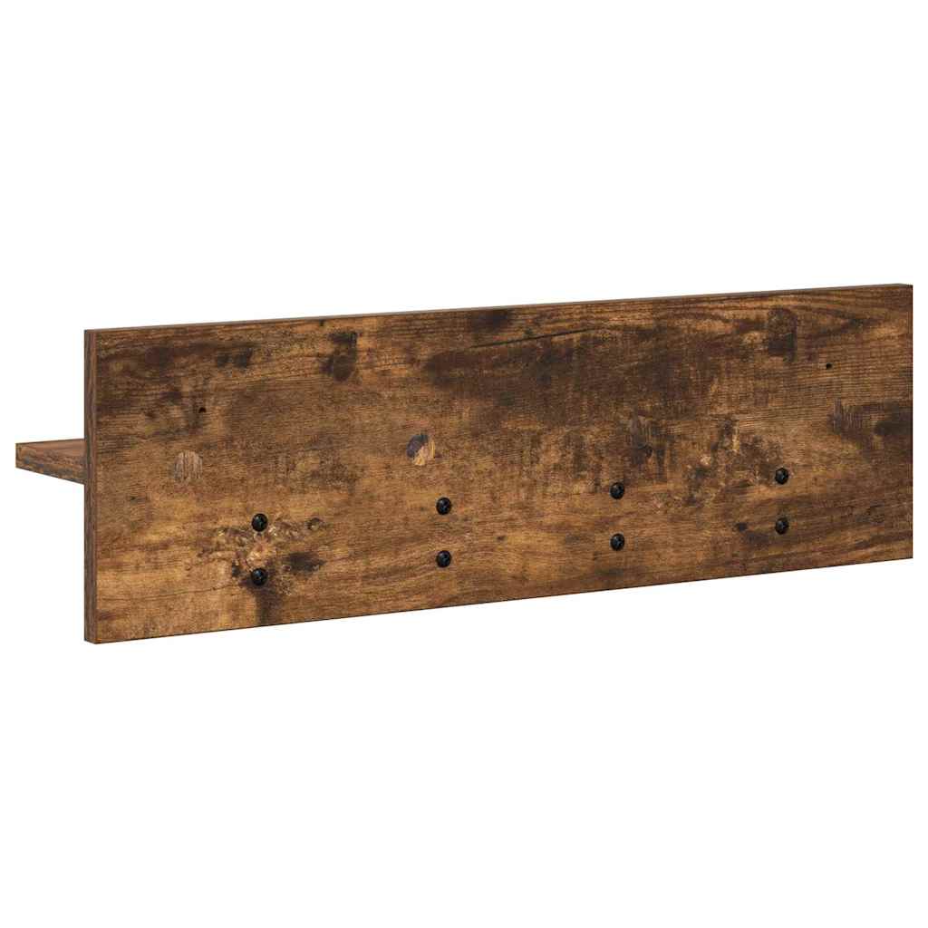 Appendiabiti a muro Rovere fumé 60 x 10,5 x 18 cm | homemem39