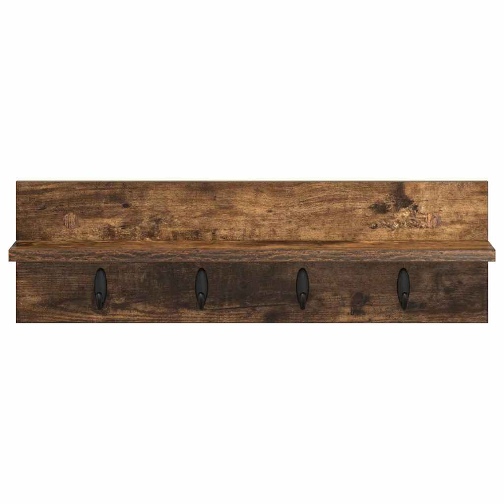 Appendiabiti a muro Rovere fumé 60 x 10,5 x 18 cm | homemem39