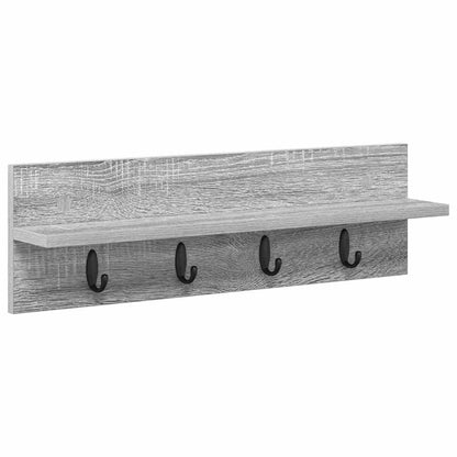 Appendiabiti a muro Grigio Sonoma 60 x 10,5 x 18 cm | homemem39