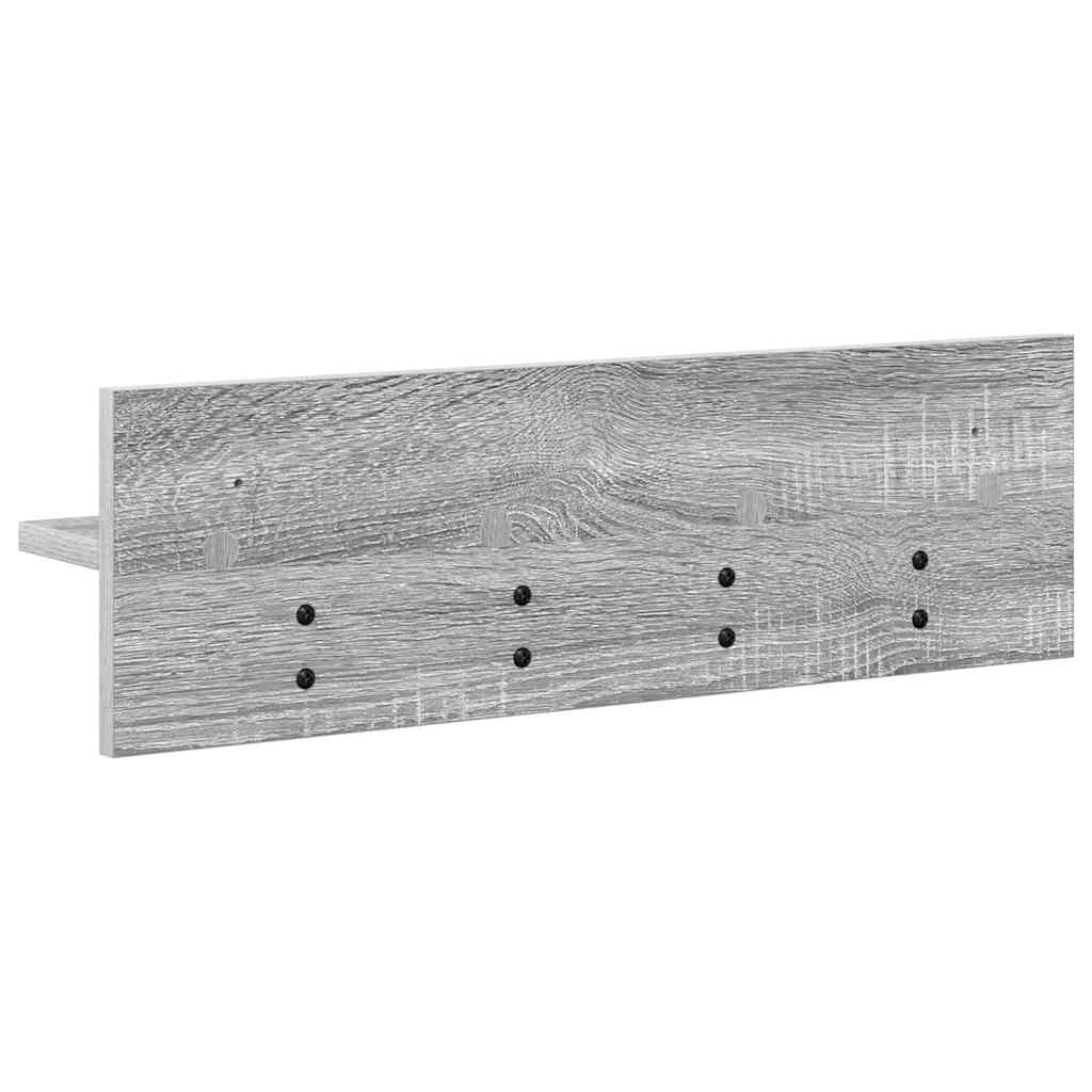 Appendiabiti a muro Grigio Sonoma 60 x 10,5 x 18 cm | homemem39