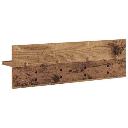 Appendiabiti a muro Legno vecchio 60 x 10,5 x 18 cm | homemem39
