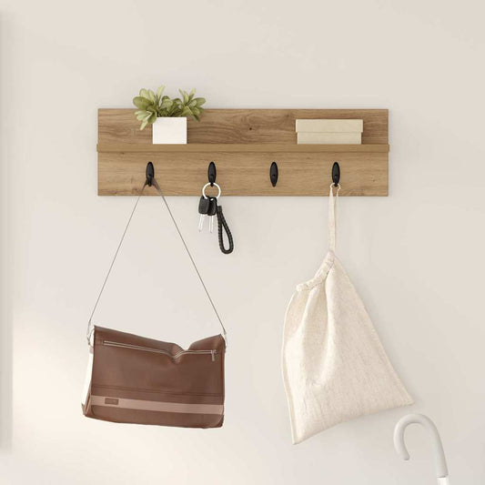 Appendiabiti a muro A parete Rovere artigianale | homemem39
