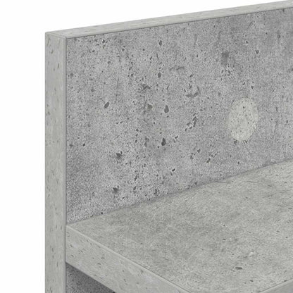 Appendiabiti a muro Grigio cemento 80 x 10,5 x 18 cm | homemem39