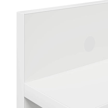 Appendiabiti a muro Bianco 100 x 10,5 x 18 cm Legno multistrato | homemem39