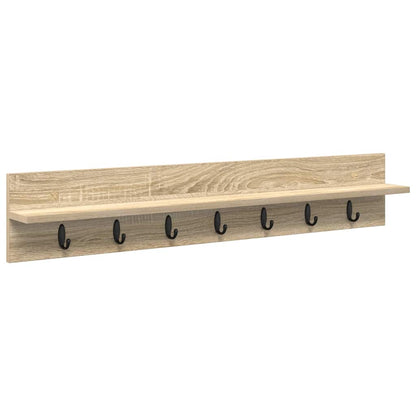 Appendiabiti a muro Rovere Sonoma 100 x 10,5 x 18 cm | homemem39