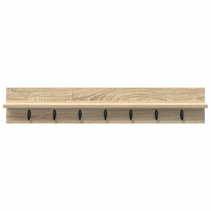 Appendiabiti a muro Rovere Sonoma 100 x 10,5 x 18 cm | homemem39