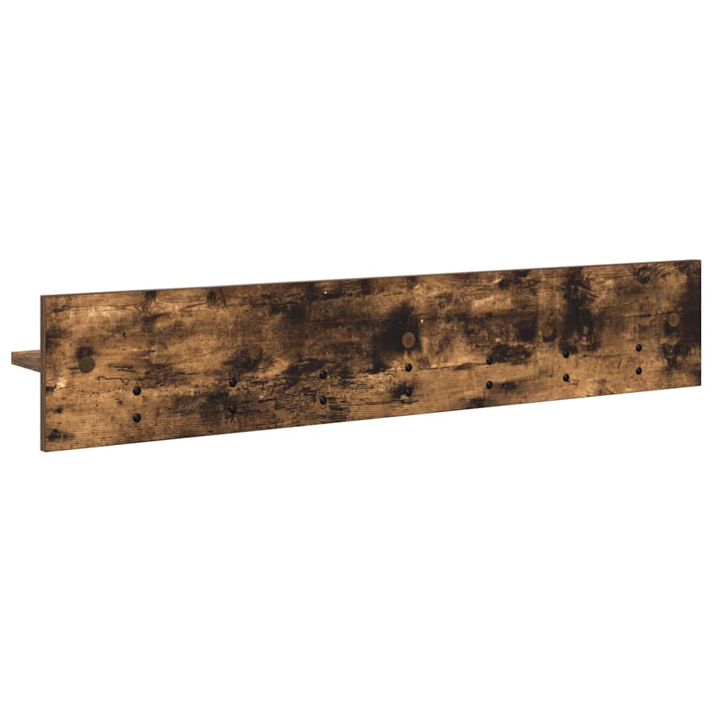 Appendiabiti a muro Rovere fumé 100 x 10,5 x 18 cm | homemem39