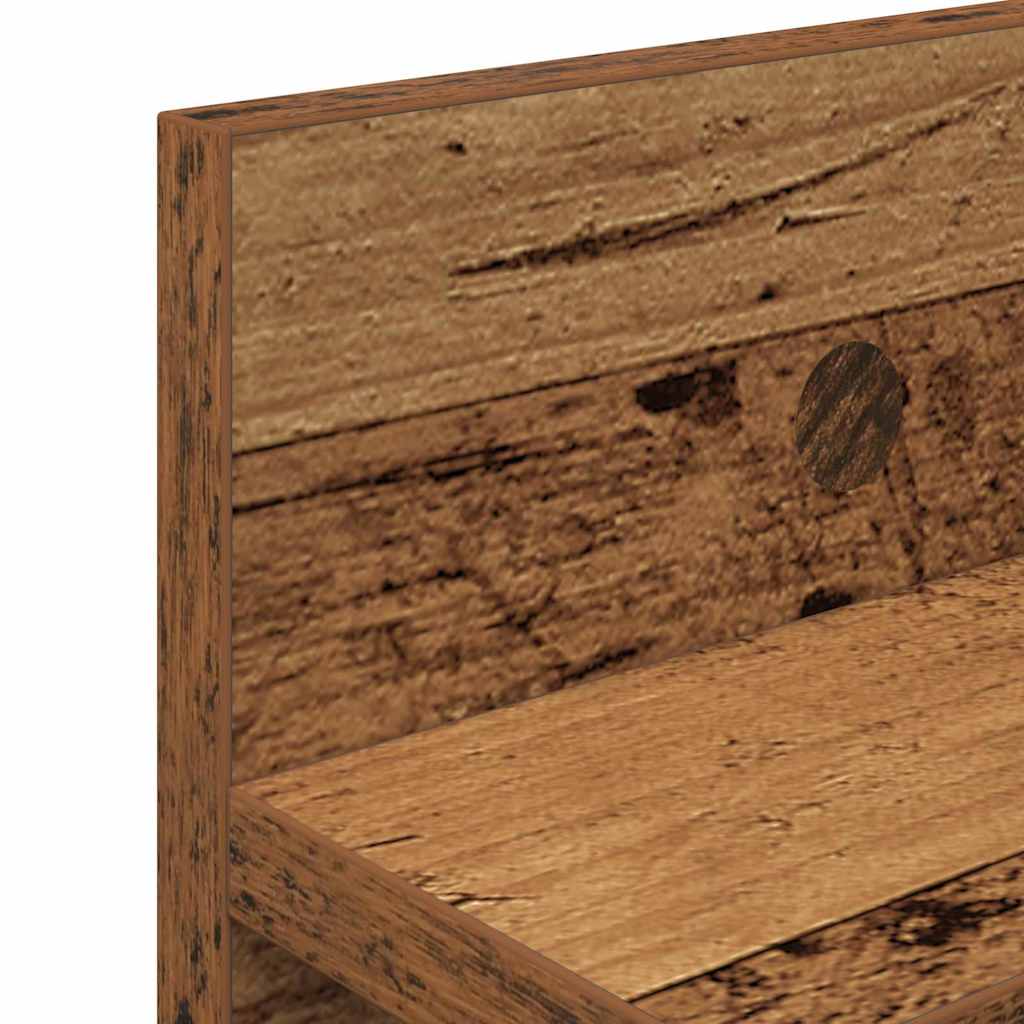 Appendiabiti a muro Legno vecchio 100 x 10,5 x 18 cm | homemem39