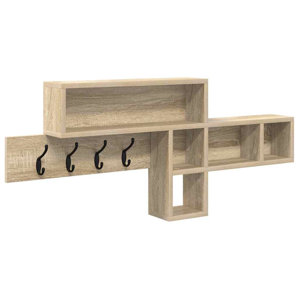 Appendiabiti a muro Rovere Sonoma 100 x 12 x 43,5 cm | homemem39