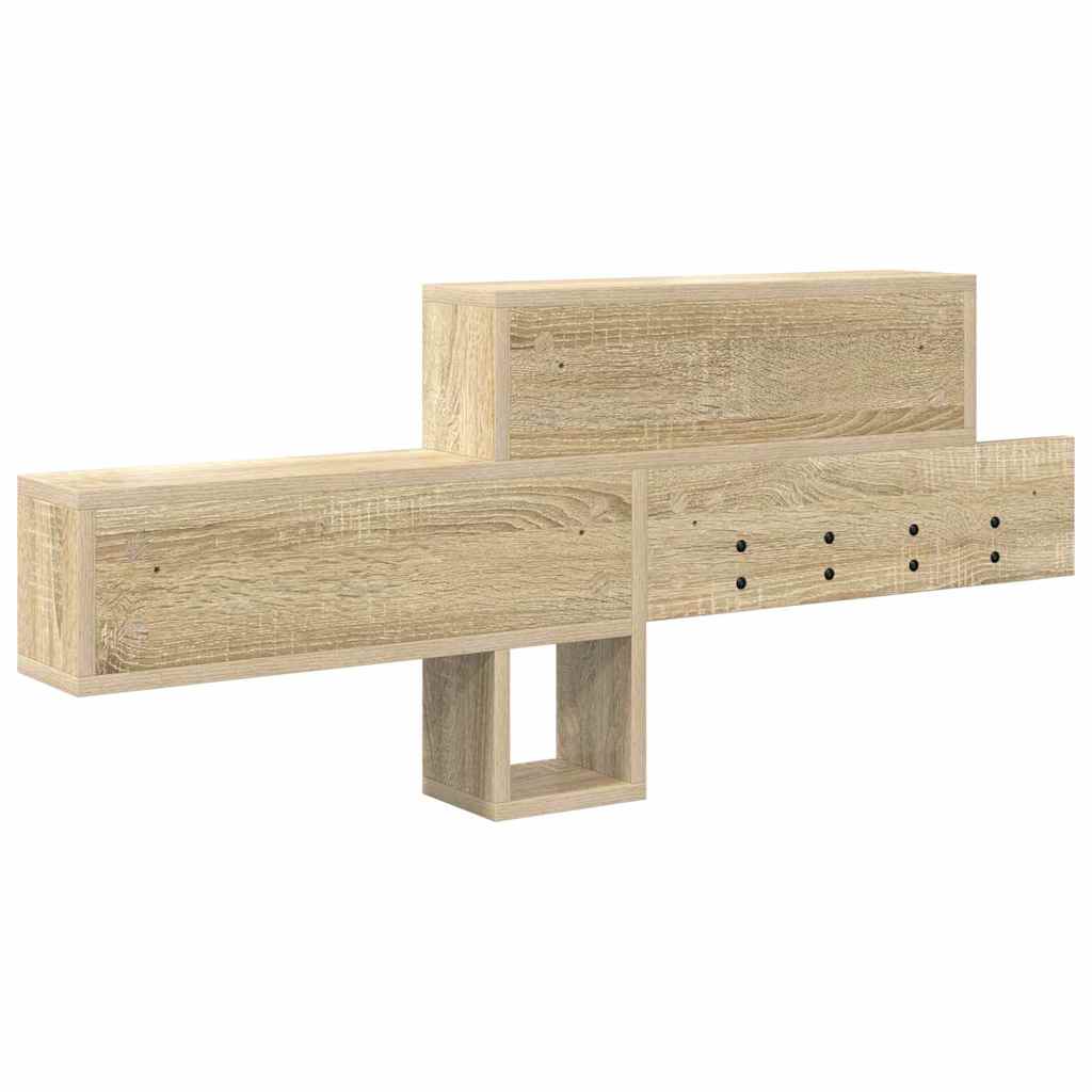 Appendiabiti a muro Rovere Sonoma 100 x 12 x 43,5 cm | homemem39