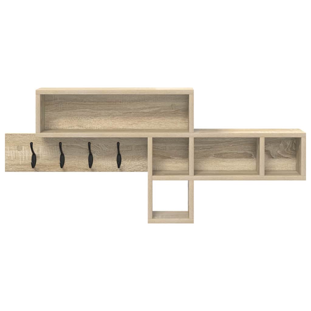 Appendiabiti a muro Rovere Sonoma 100 x 12 x 43,5 cm | homemem39