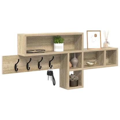 Appendiabiti a muro Rovere Sonoma 100 x 12 x 43,5 cm | homemem39