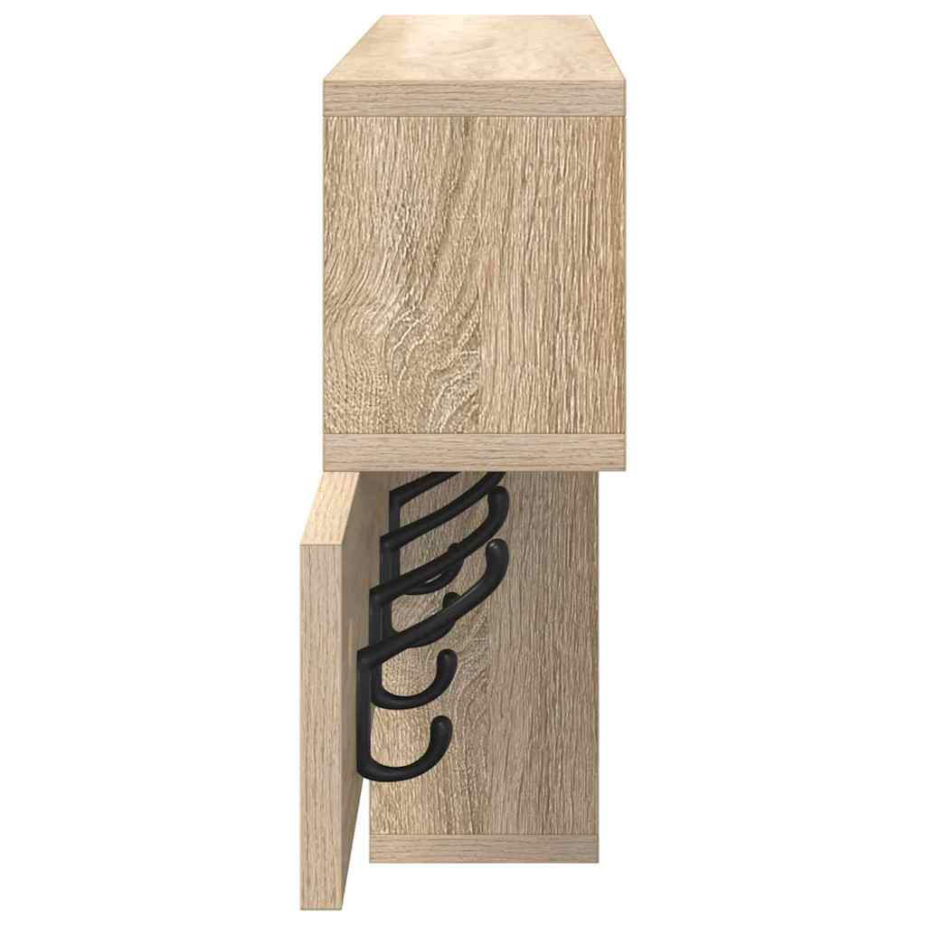 Appendiabiti a muro Rovere Sonoma 100 x 12 x 43,5 cm | homemem39