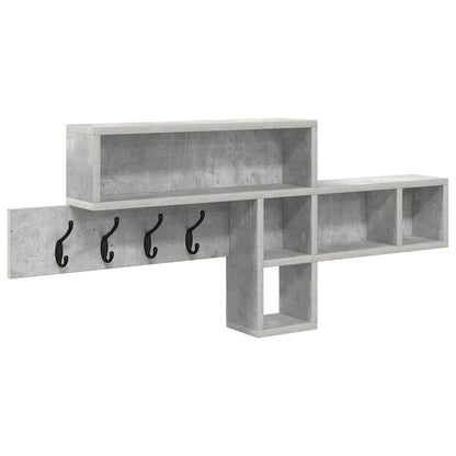 Appendiabiti a muro Grigio cemento 100 x 12 x 43,5 cm | homemem39